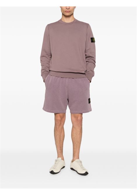 6100060 sweatshirt man gray purple STONE ISLAND | L1S15 6100060 S0051V008F